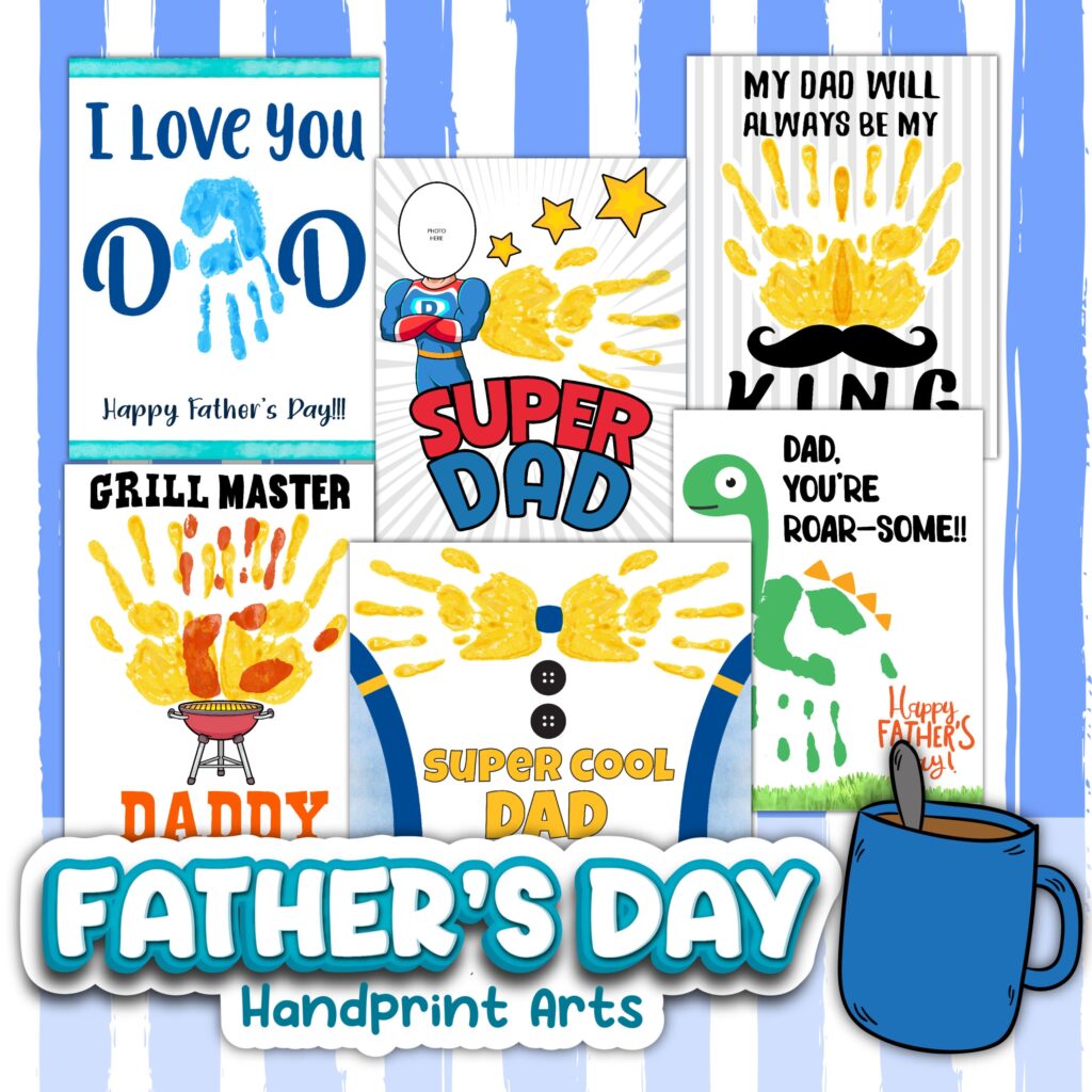 10 FREE Handprint Art For Father s Day Printable Crafts Leap Of 