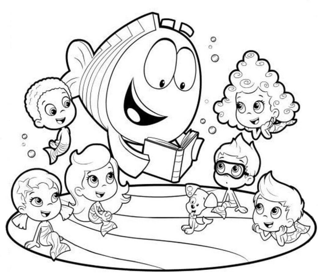 11 Bubble Guppies Coloring Pages Molly