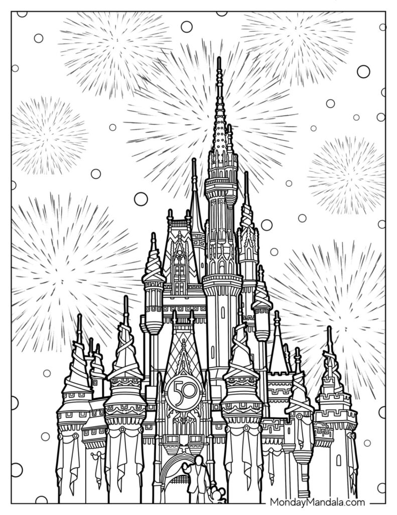 20 Disneyland Coloring Pages Free PDF Printables 