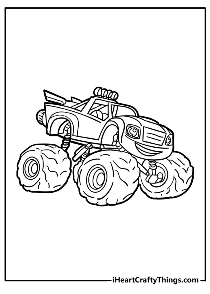 40 Blaze Coloring Pages Free Printable Free Coloring Pages 2022