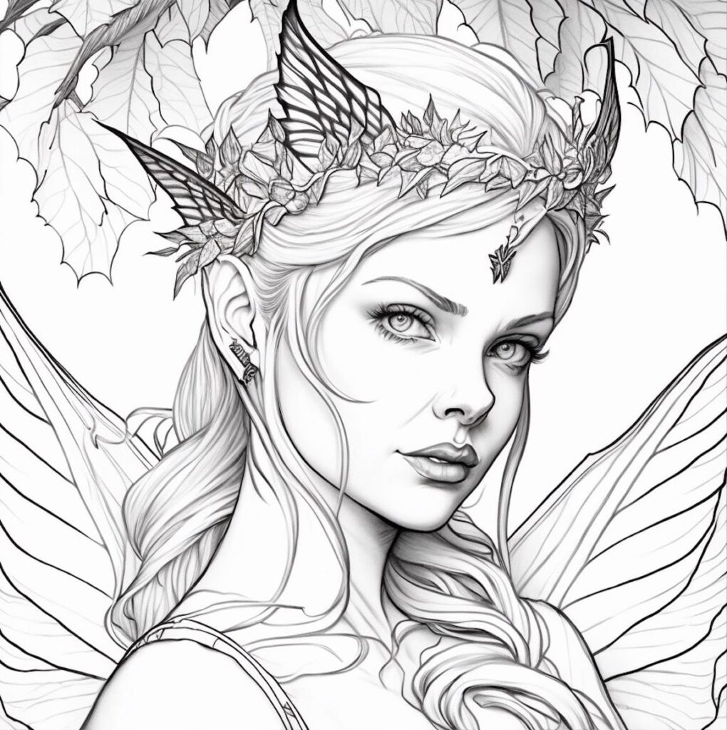 50 Fascinating Fairy Coloring Pages Free Printable Our Mindful Life