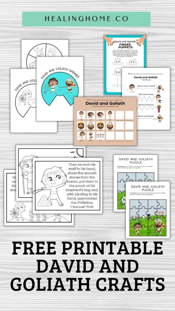 6 Free Printable David And Goliath Crafts