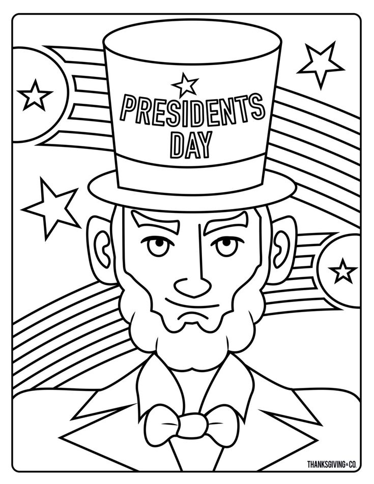 8 Free Printable Presidents Day Coloring Pages Memorial Day Coloring