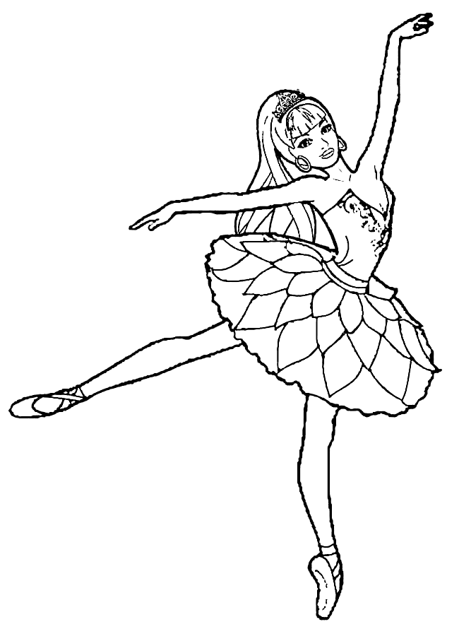 83 Free Printable Ballerina Coloring Pages