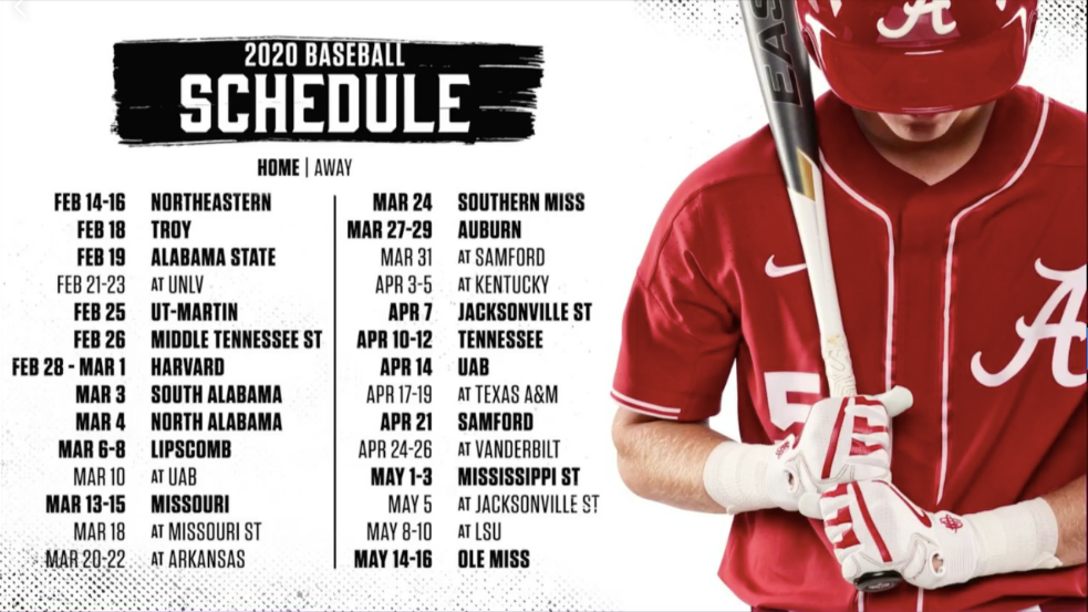 Alabama 2025 Softball Schedule 2025 Max Dickens