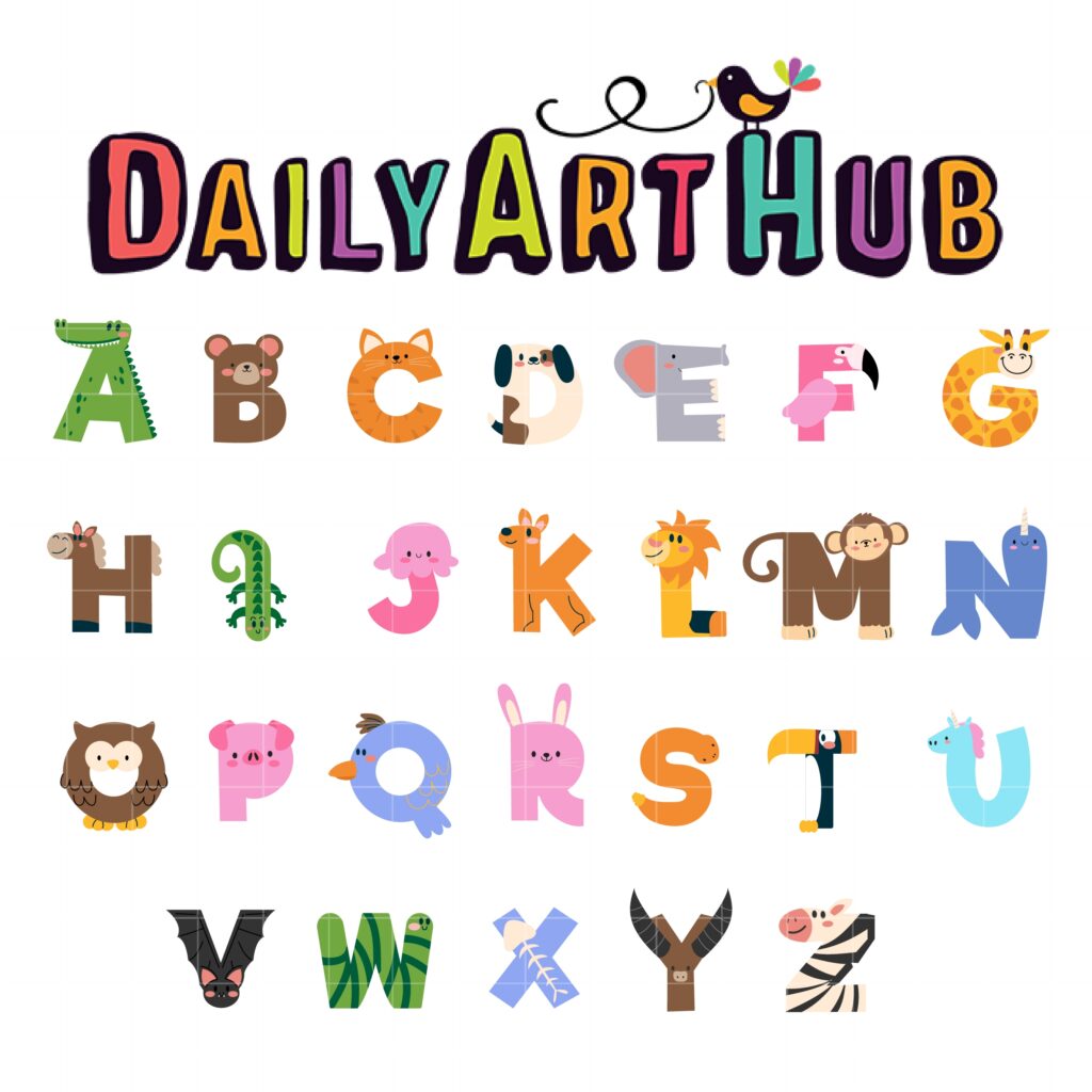 Alphabet Animal Letters Printable