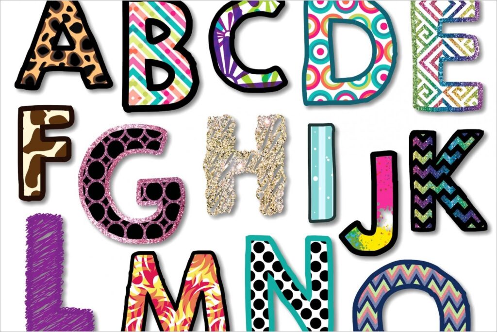 Alphabet Bulletin Board Letters Printable