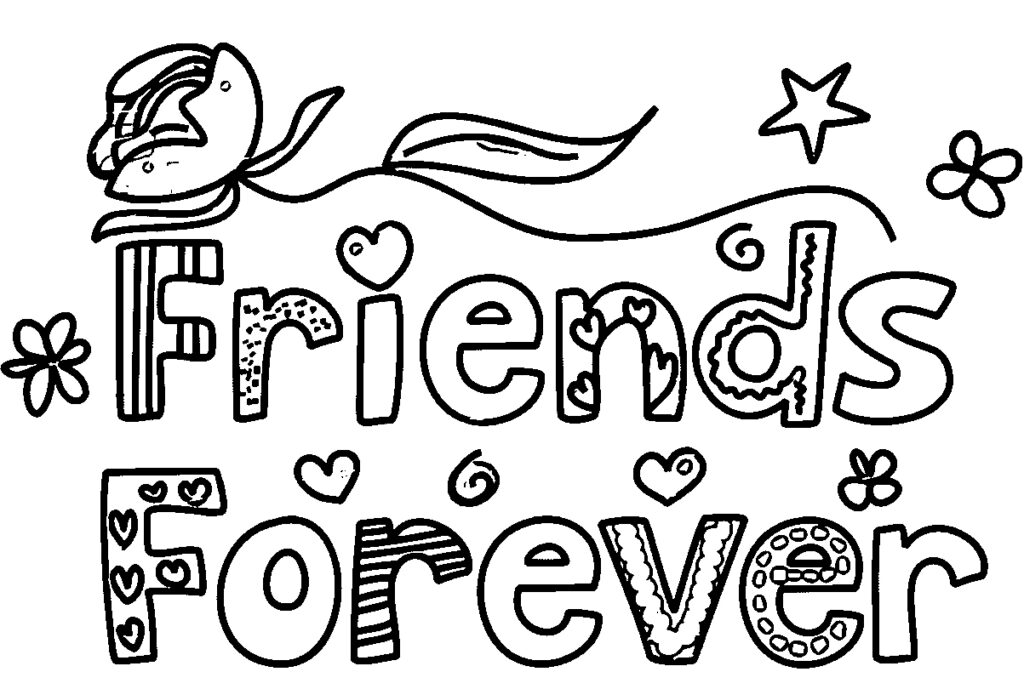 Best Friend Coloring Pages At GetColorings Free Printable 