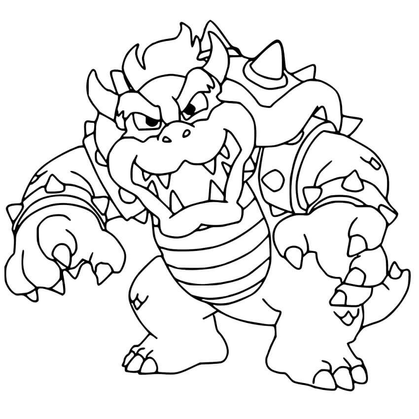 Bowser 4 Coloring Page Free Printable Coloring Pages For Kids