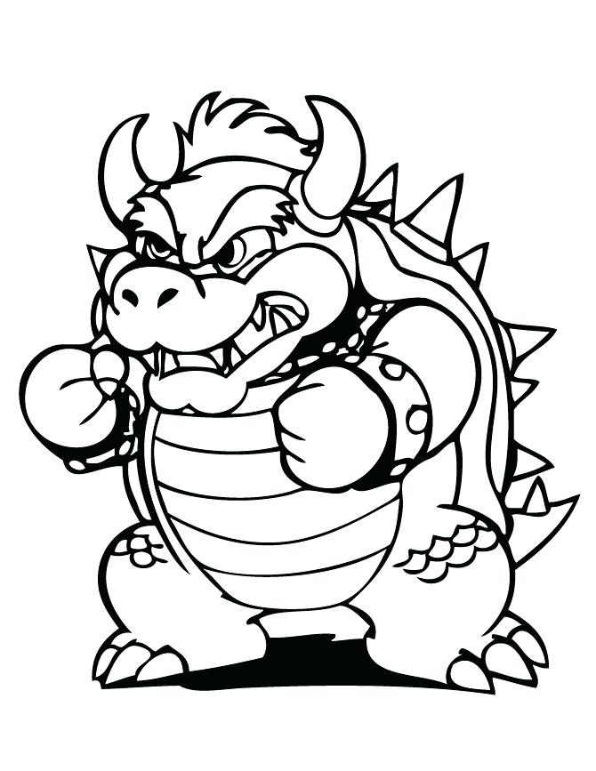 Bowser Coloring Pages Best Coloring Pages For Kids