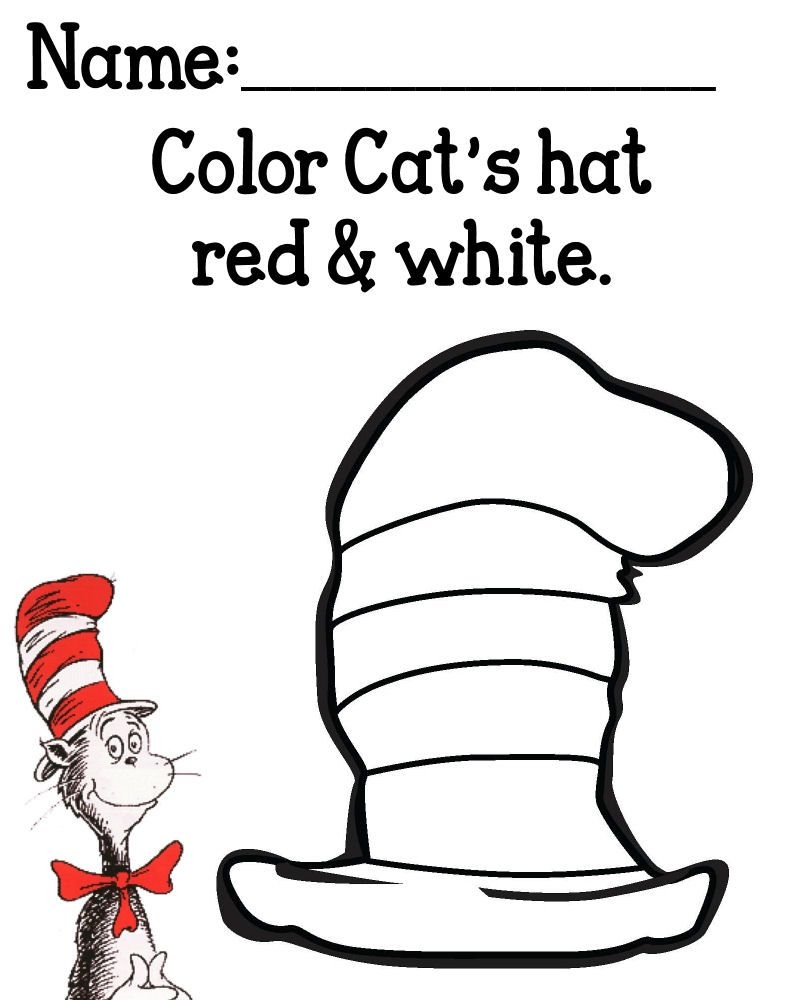 Cat In The Hat Free Printables Printable Word Searches