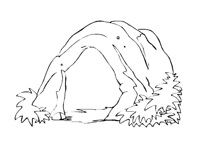 Cave Coloring Pages Coloring Pages