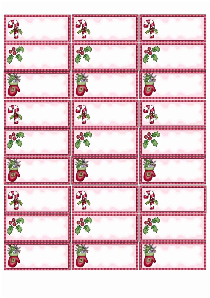 Christmas Printable Address Labels Printable Kids Entertainment