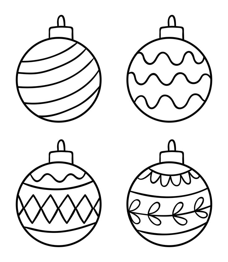 Christmas Tree Ornaments 15 Free PDF Printables Printablee 