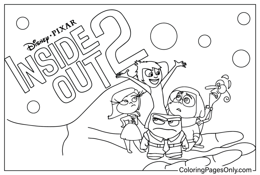 Coloring Page Inside Out 2 Free Printable Coloring Pages