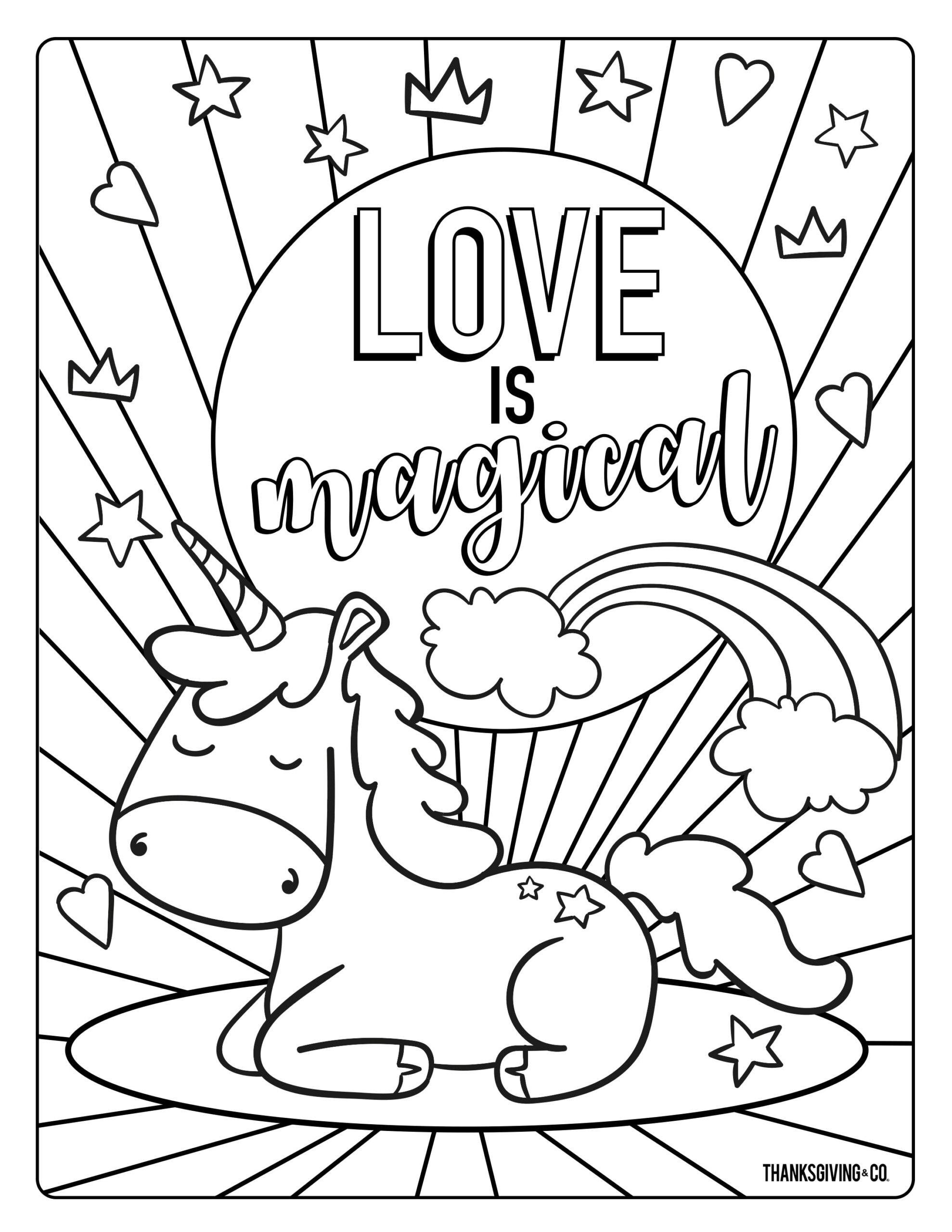 Coloring Page Printable Valentines Day Cards To Color