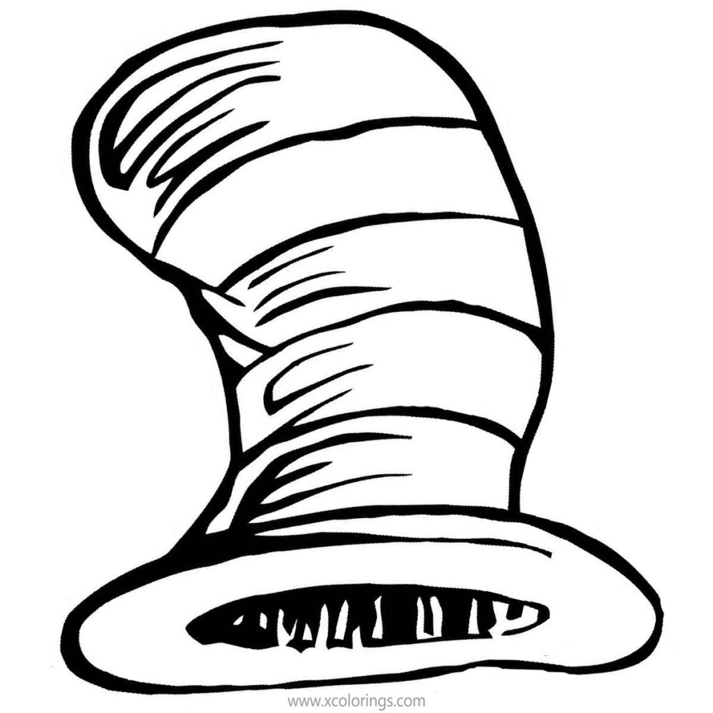 Coloring Pages Cat In The Hat Seuss Tulamama Shauna Canute