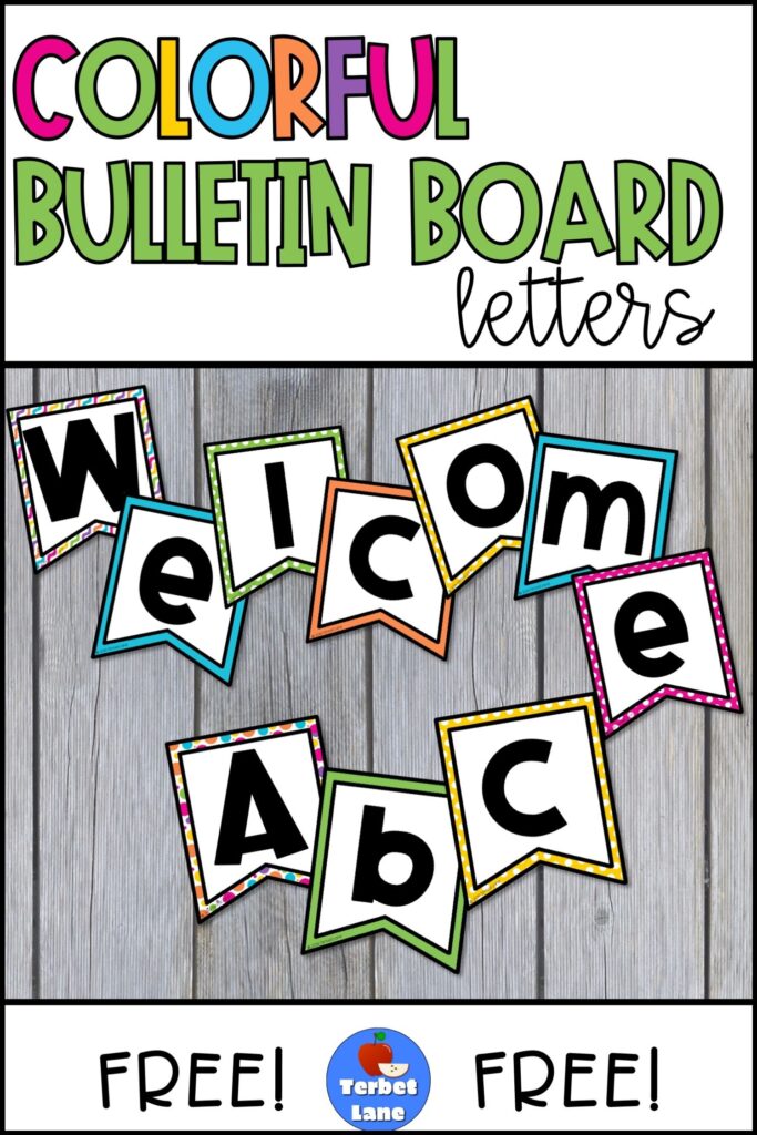 Cut Out Free Printable Bulletin Board Letters Templates