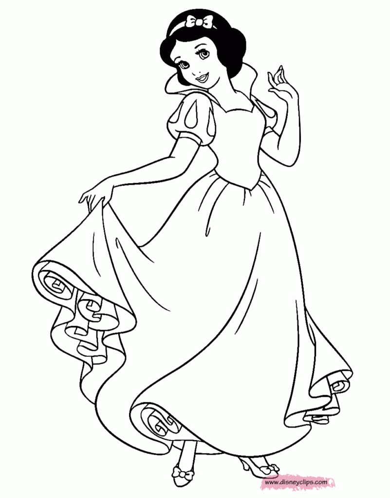 Disney Snow White Coloring Pages Thousand Of The Best Printable 