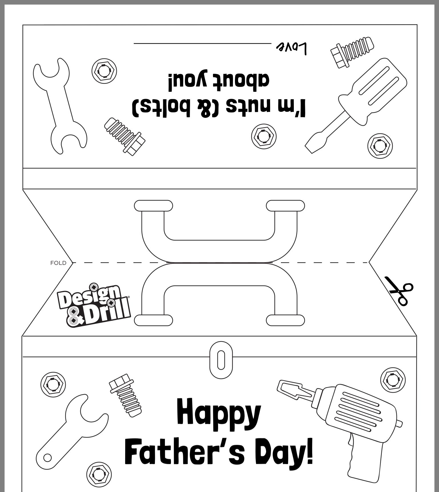 Easy Printable Fathers Day Crafts