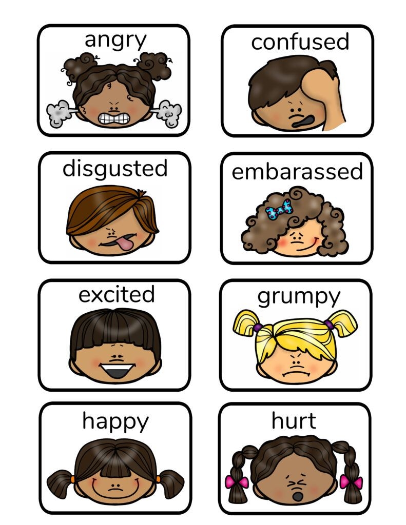 Emotions Printable For Kids