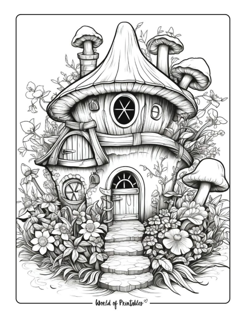 Fantasy Coloring Pages World Of Printables