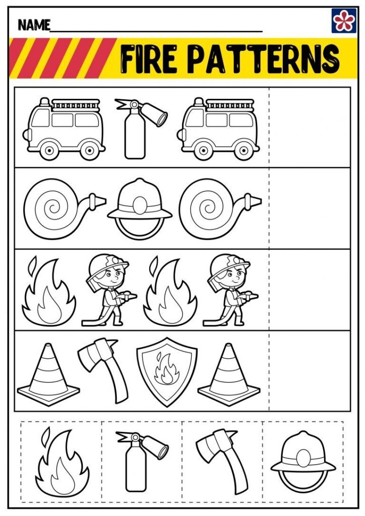 Fire Safety Preschool Worksheets