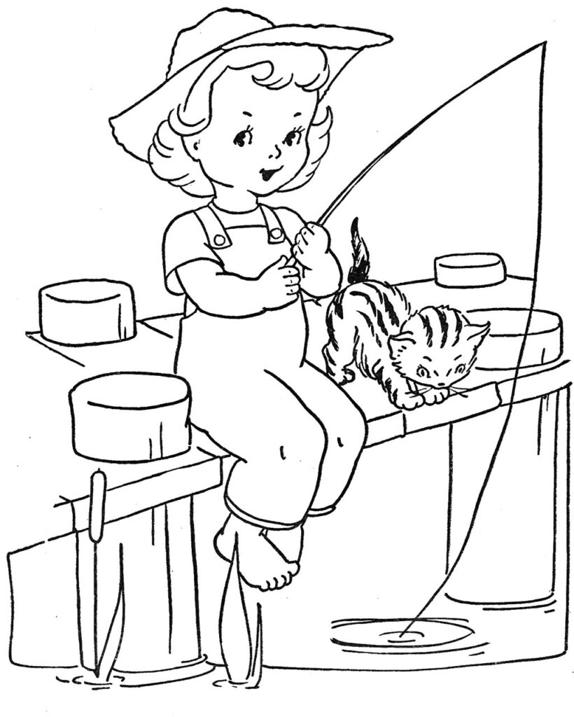 Fishing Coloring Pages Best Coloring Pages For Kids