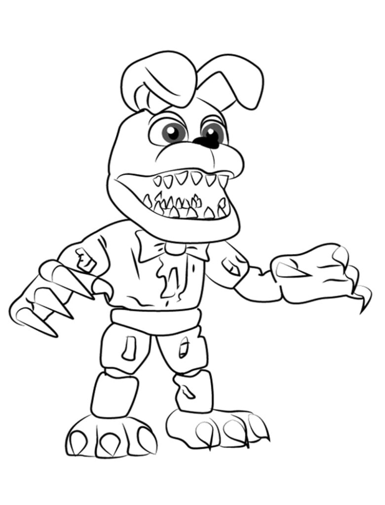 Five Nights At Freddy s Printable Coloring Pages