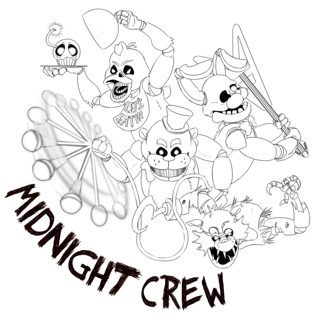 Fnaf Coloring Pages All Characters At GetColorings Free Printable 