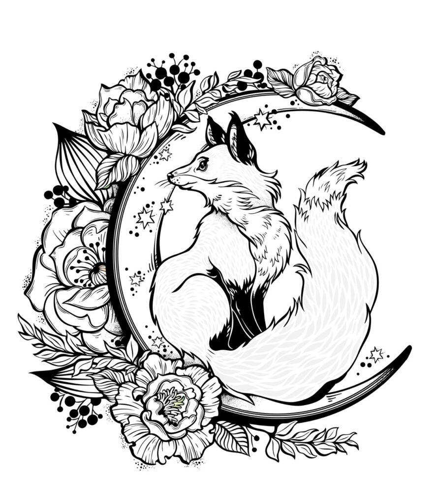 Fox Coloring Pages Printable