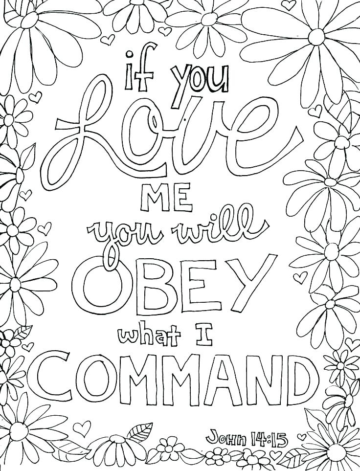 Free Printable 10 Commandments Coloring Page