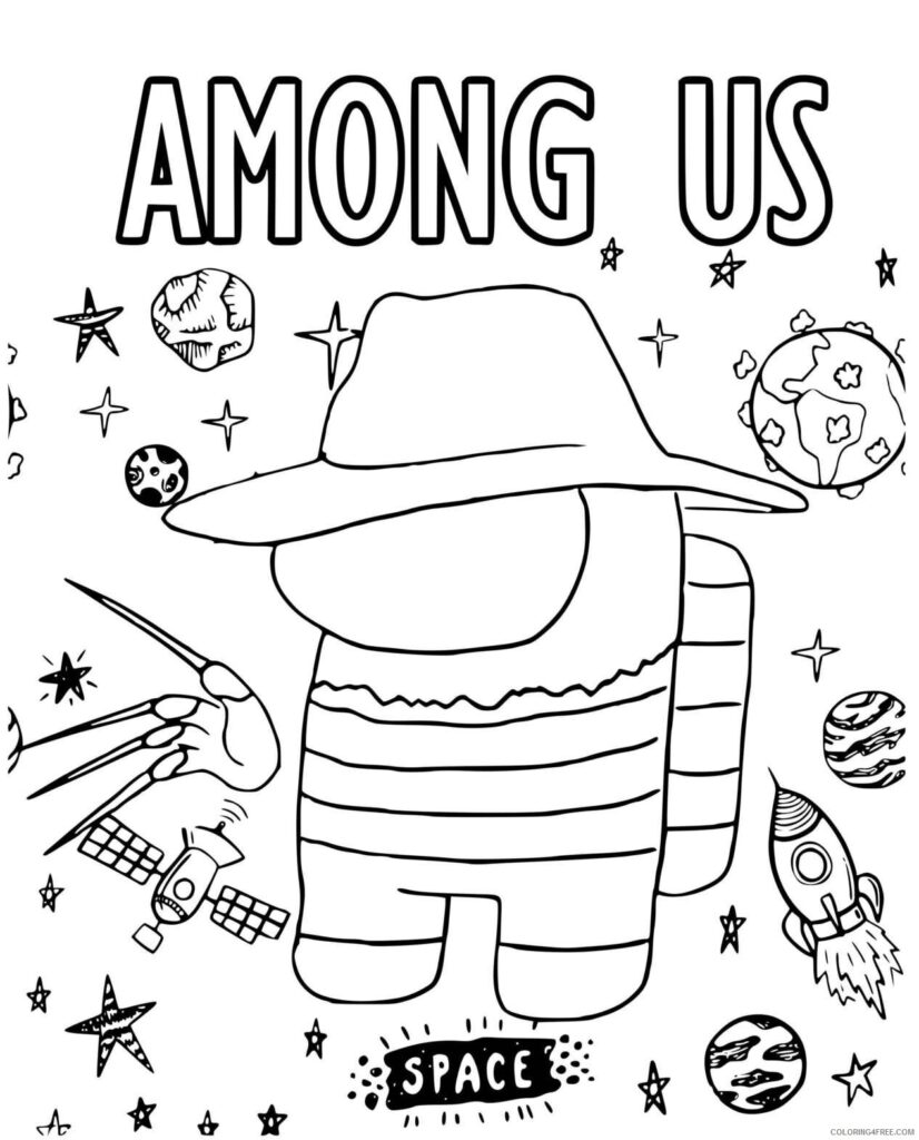 Free Printable Among Us Coloring Pages