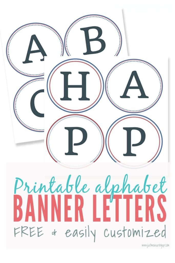 Free Printable Banner Letters Make Easy DIY Banners And Signs