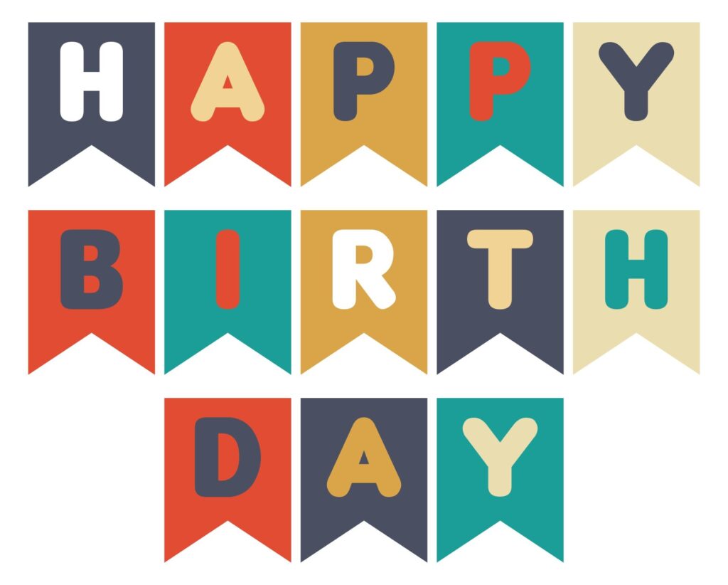 Free Printable Birthday Banners