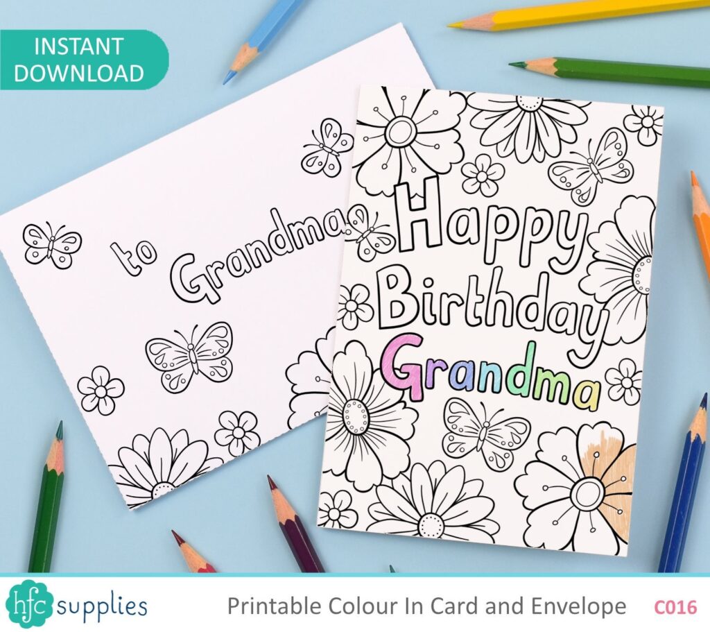 Free Printable Birthday Grandma Cards Create And Print Free Printable 