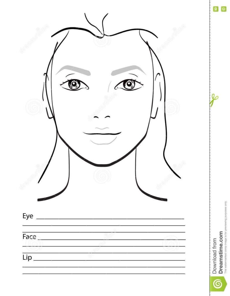 Free Printable Botox Face Chart Customize And Print