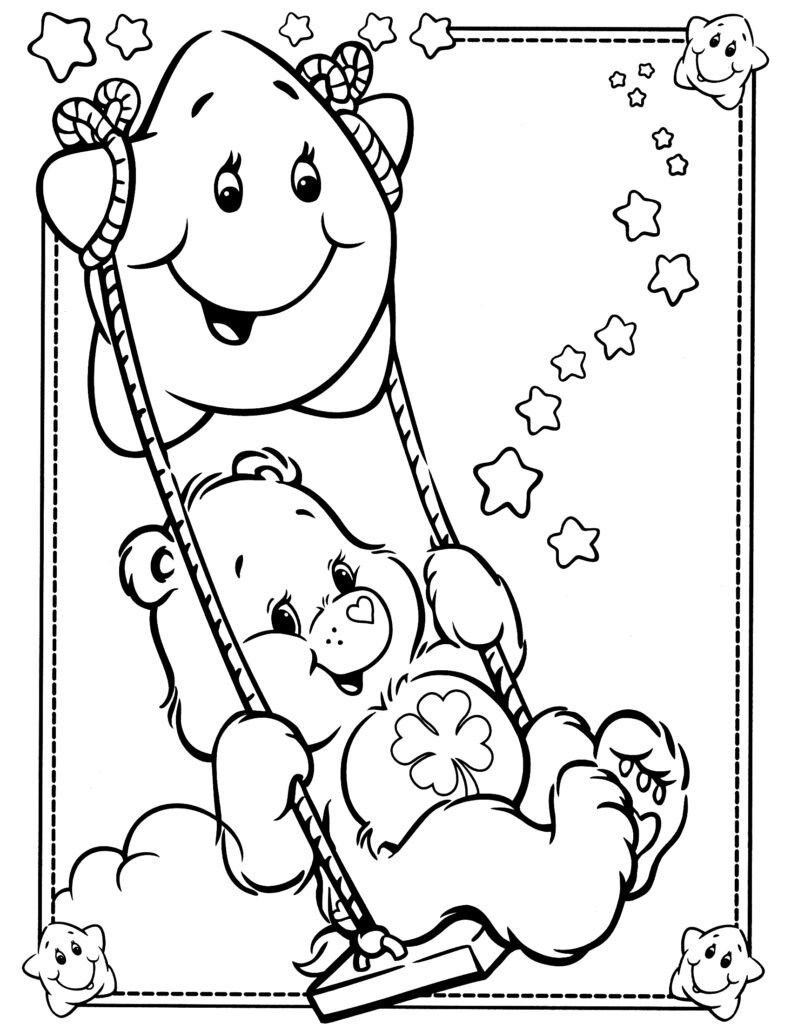 Free Printable Care Bear Coloring Pages