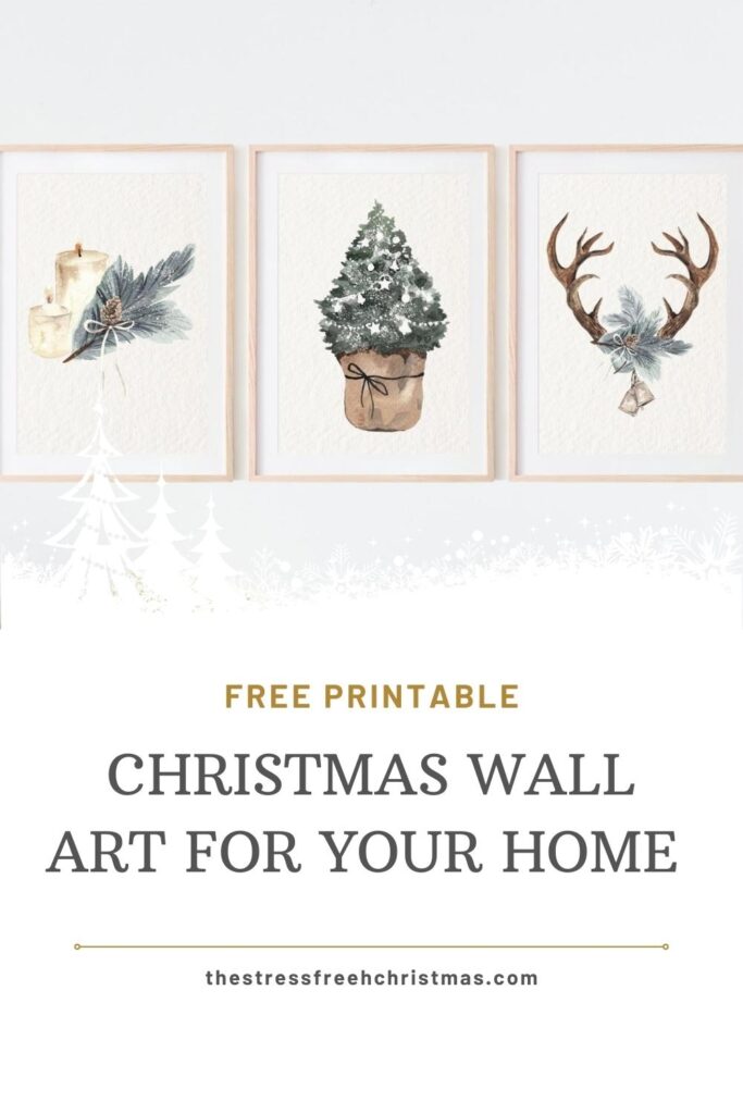 Free Printable Christmas Wall Art The Stress Free Christmas