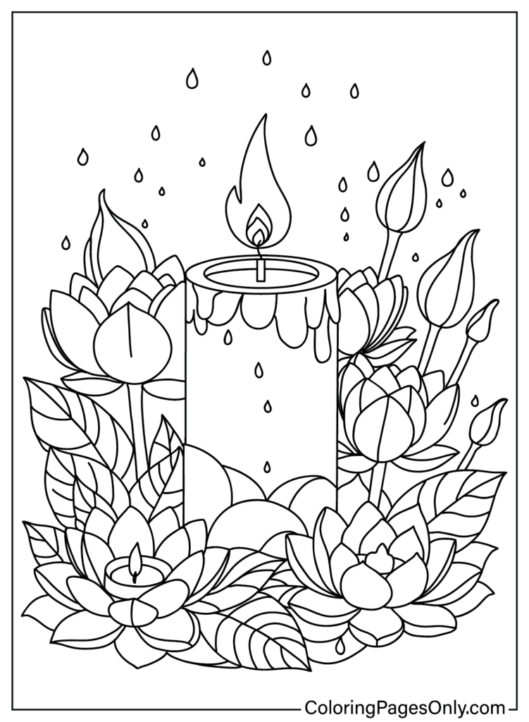 Free Printable Diwali Coloring Page Free Printable Coloring Pages