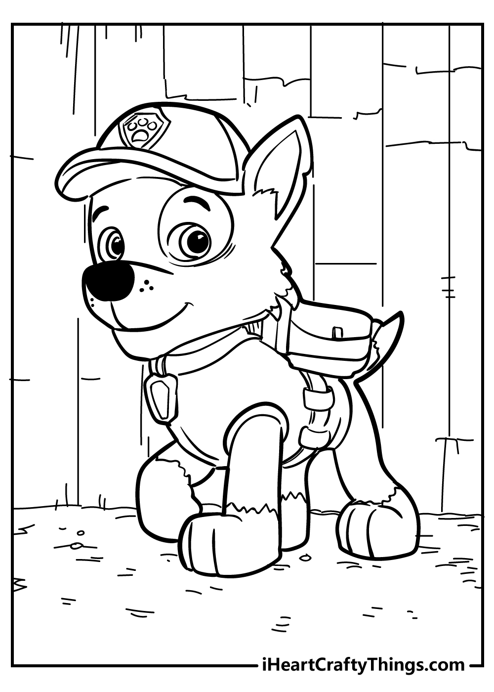 Free Printable Easy Paw Patrol Coloring Pages