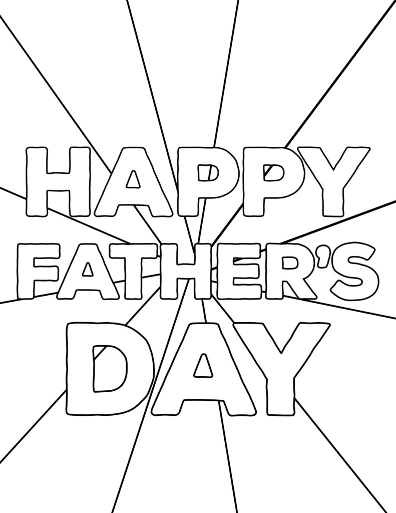 Free Printable Fathers Day Coloring Pages For Grandpa Free Printable