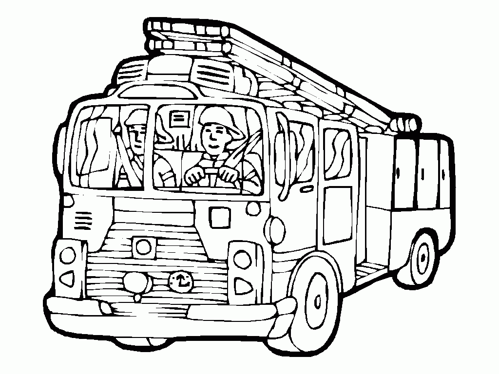 Free Printable Fire Truck Coloring Pages For Kids