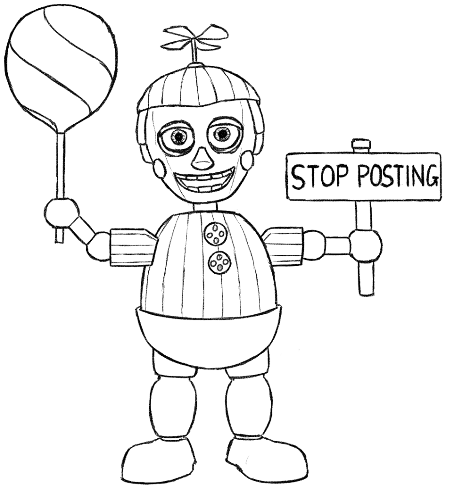 Free Printable Five Nights At Freddy s FNAF Coloring Pages