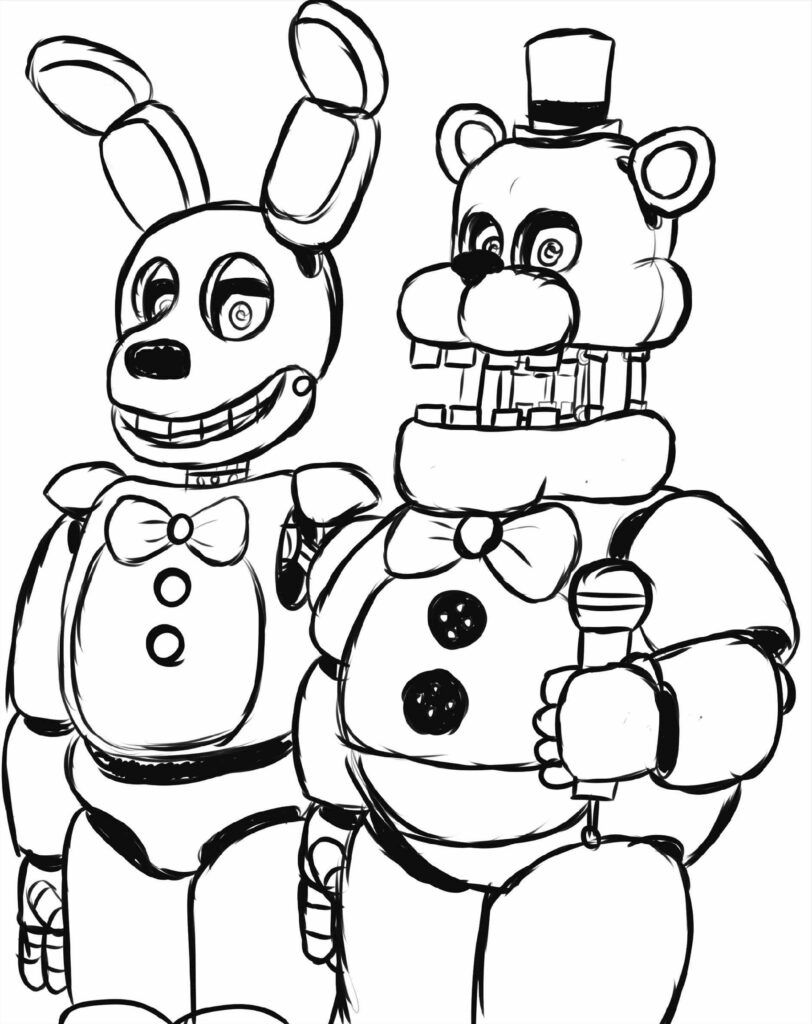 Free Printable Fnaf Coloring Pages