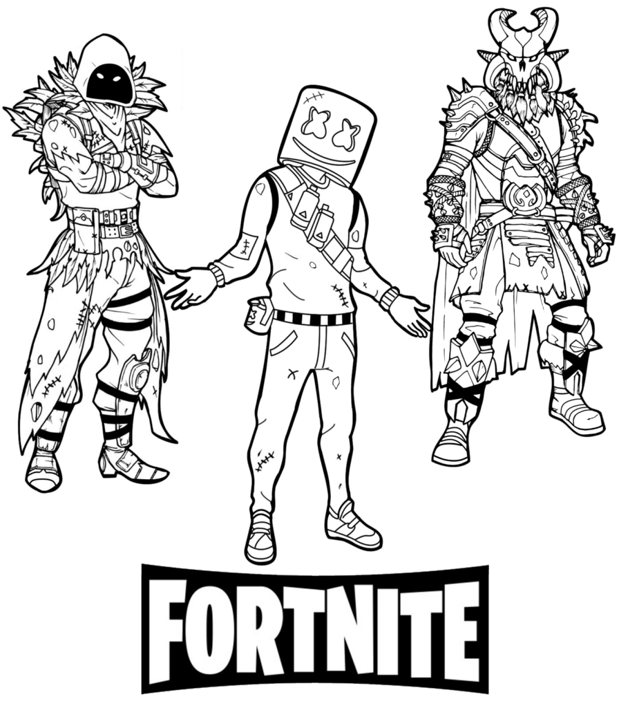 Free Printable Fortnite Coloring Pages