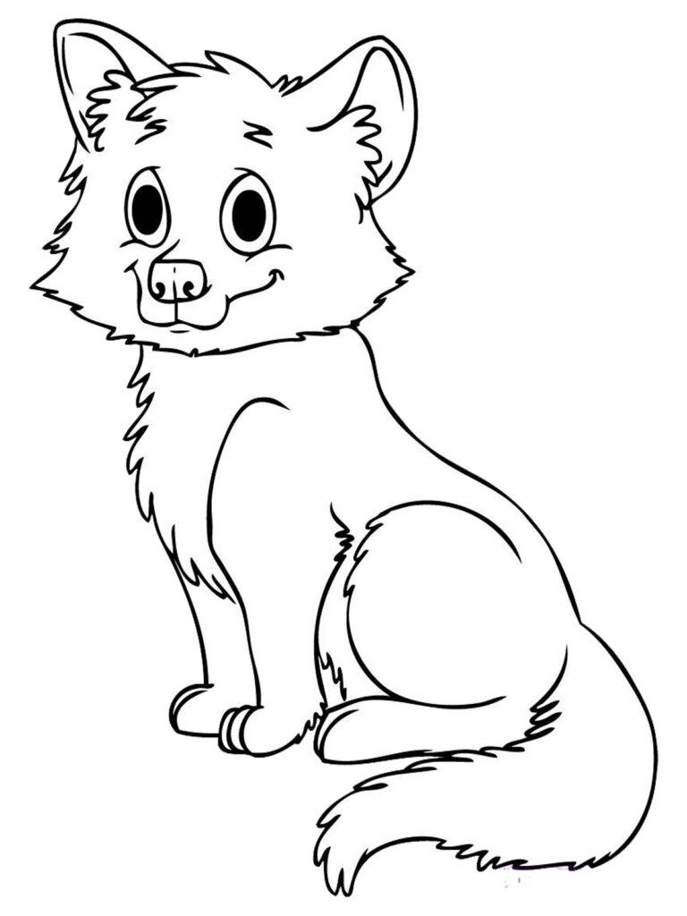 Free Printable Fox Coloring Pages For Kids