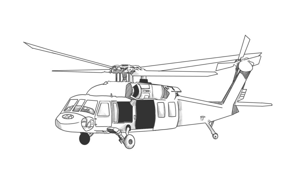 Free Printable Helicopter Coloring Pages For Kids