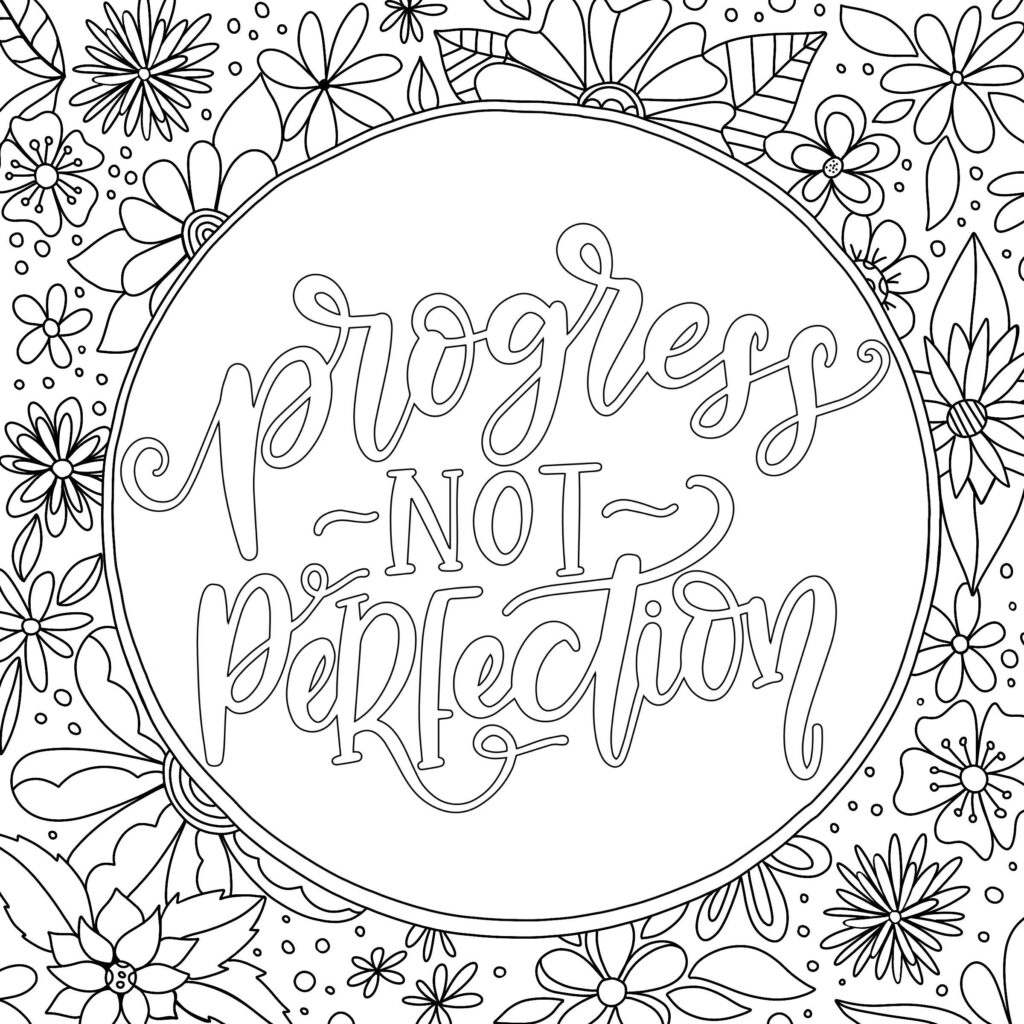 Free Printable Inspirational Coloring Pages