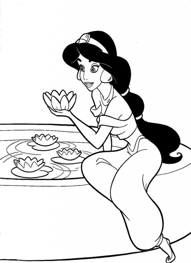 Free Printable Jasmine Coloring Pages For Kids Best Coloring Pages 